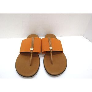 EUC Italian Shoe Makers Women's Size 7.5 Elastic Band Slide in Sandals